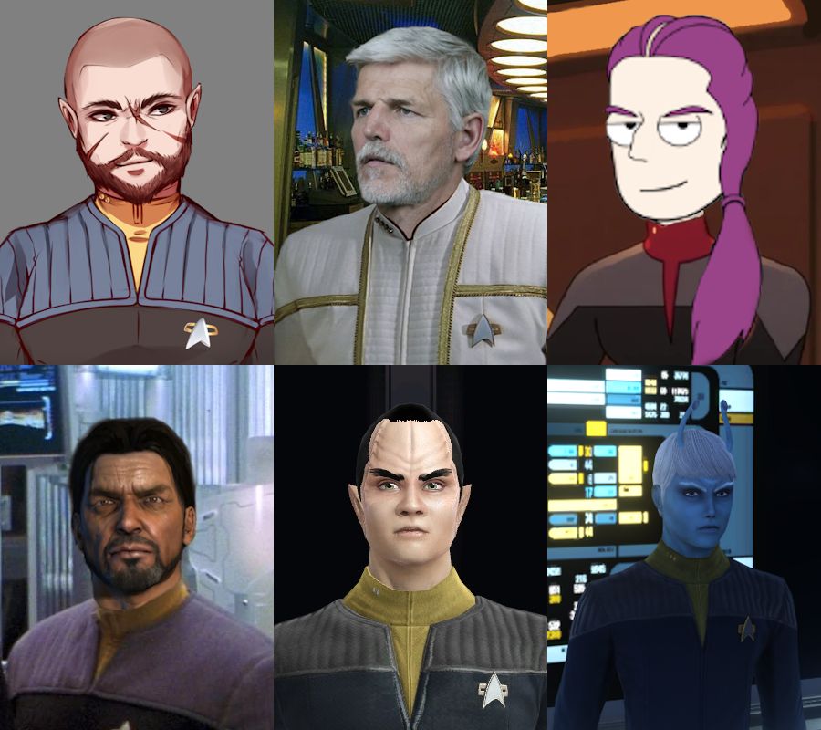Portraits of the cast of Star Trek: Lexington's 2nd season